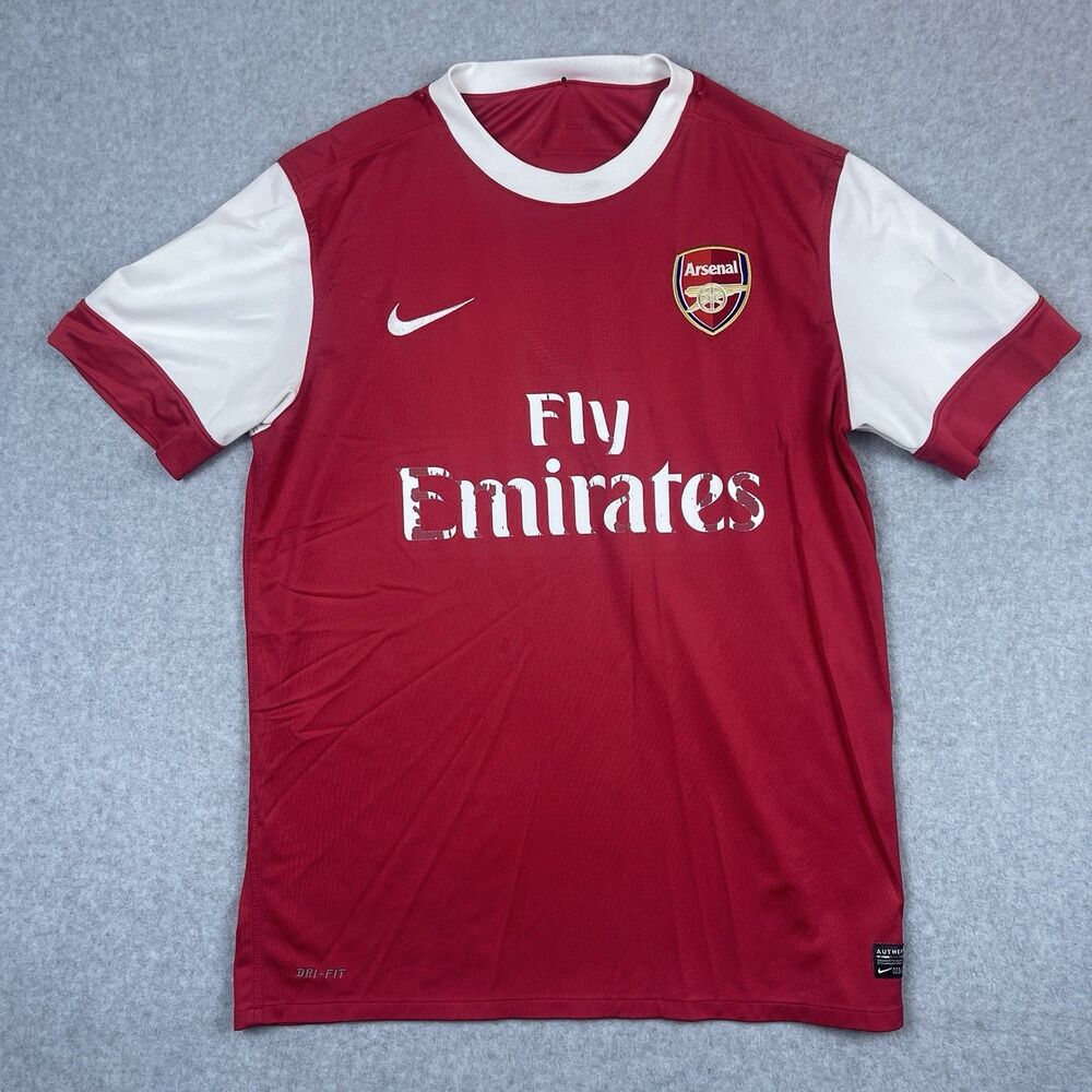 ARSENAL 2010 2011 HOME FOOTBALL SHIRT SOCCER JERSEY NIKE 386821-620